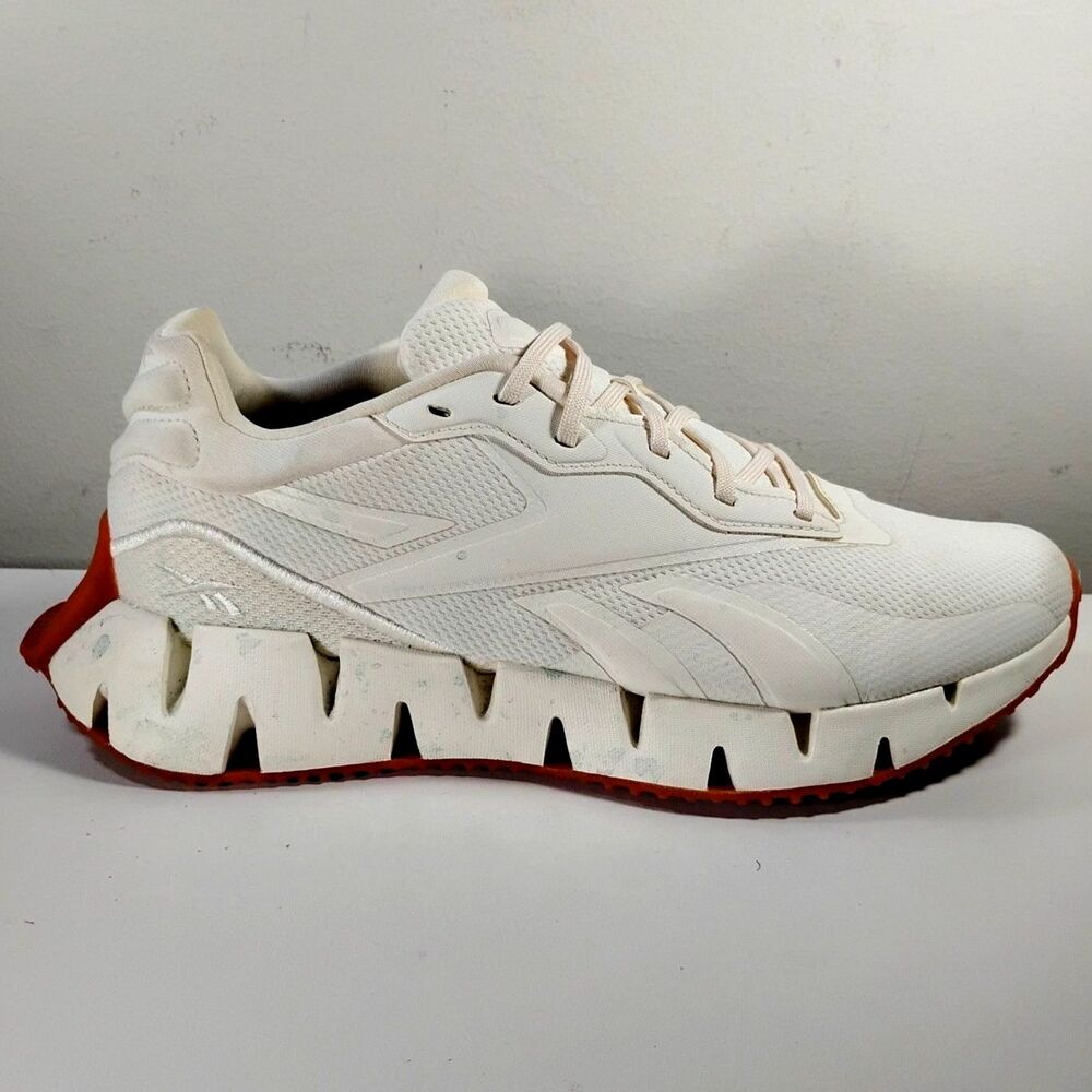 Reebok Zig Dynamica 4 Women's Size 9 Chalk Gum Running Athletic Sneakers